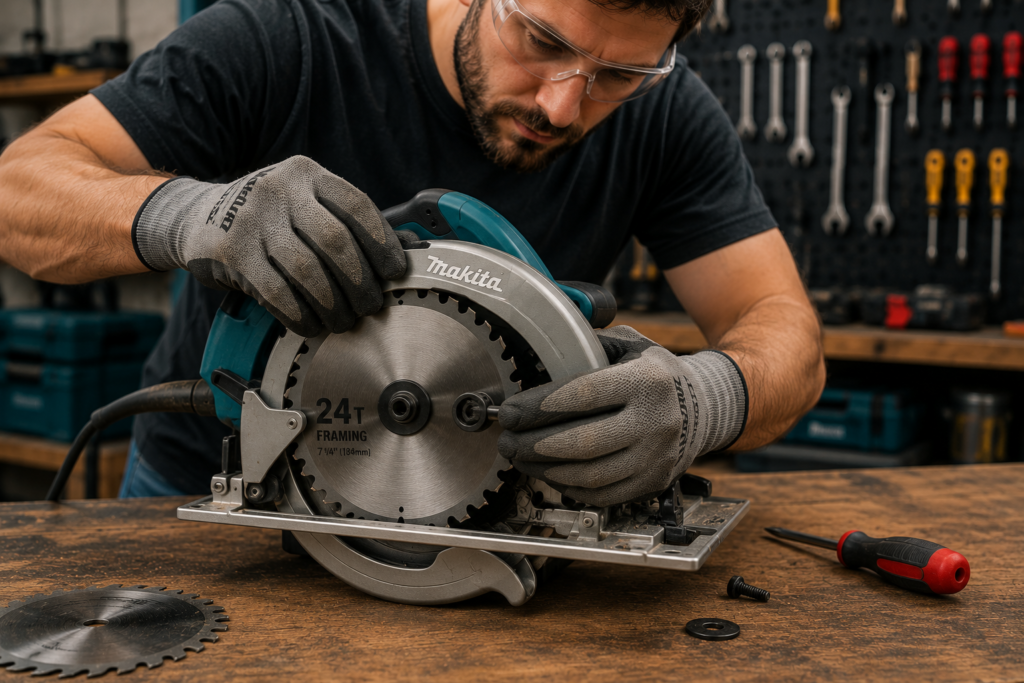 How to Change a Circular Saw Blade Safely​