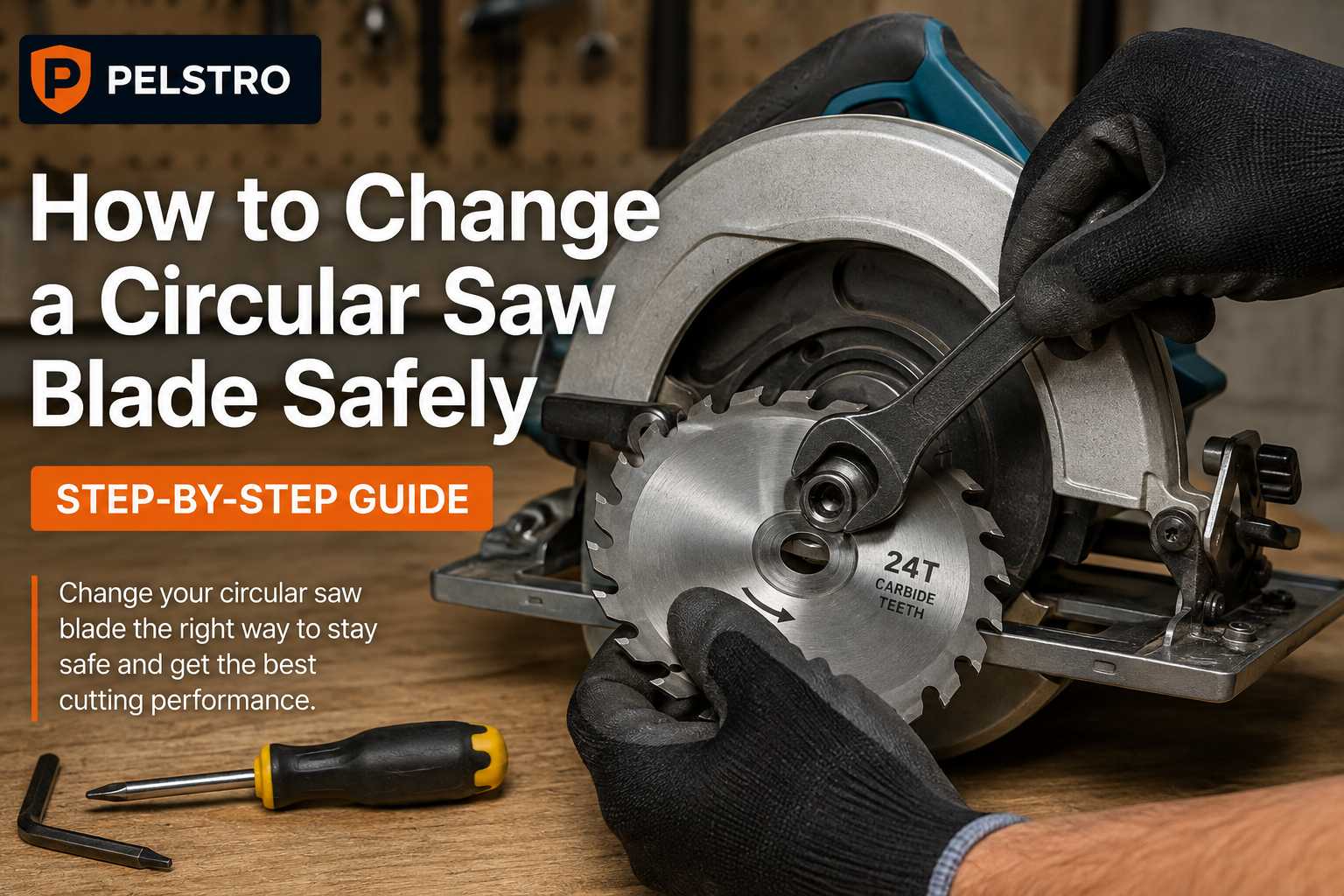 How to change a circular saw blade safely step-by-step guide