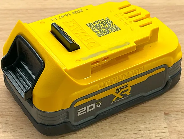 DeWalt 20V MAX XR lithium-ion battery
