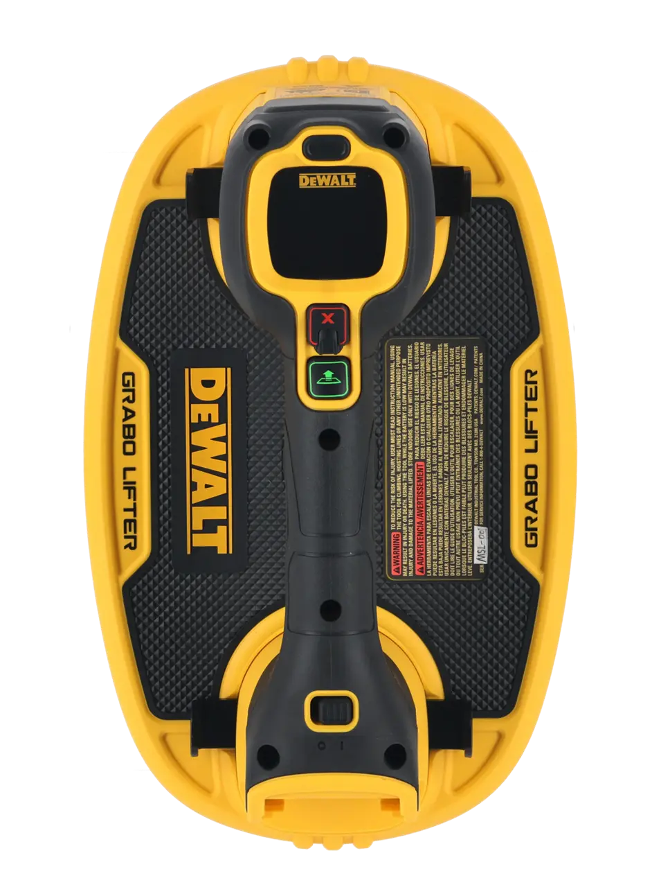 DeWalt DCE592B GRABO vacuum lifter handle and digital controls